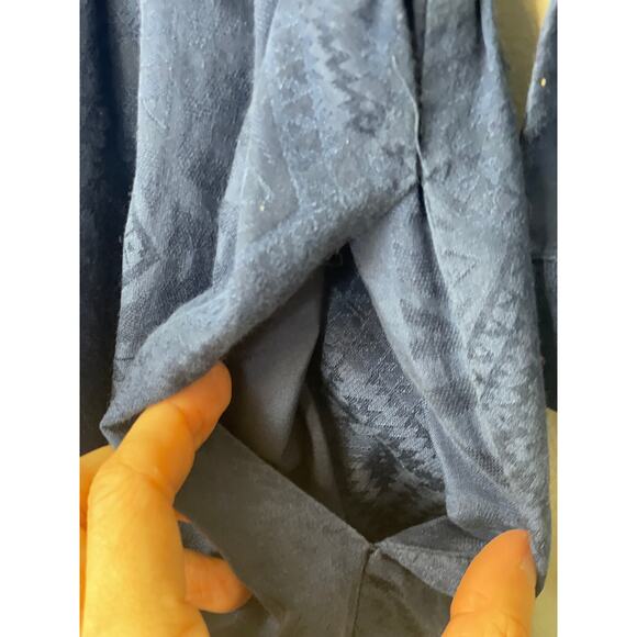 Sea New York Women's Boho Dress Size 8 Silk Blend Crochet Pom Pom Detail - Picture 11 of 16